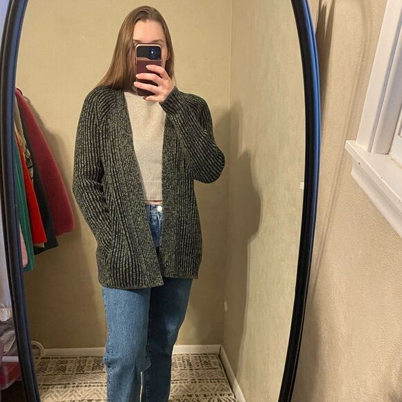 Lululemon Cotton Cashmere Sweater Wrap Cardigan 4 - Picture 1 of 8